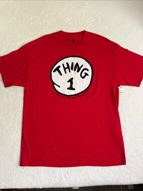 Universal Studios Red "Thing 1" Graphic Tee - Men's